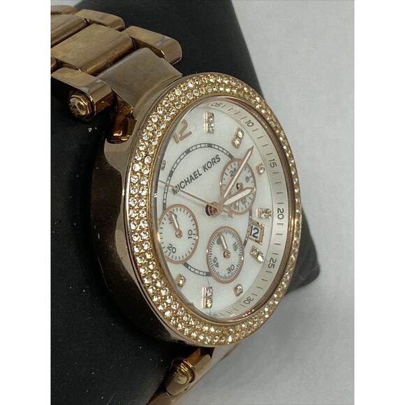 Michael Kors Parker MK5491 Womens Stainless Steel Analog Dial Quartz Watch LB315 - Picture 5 of 12